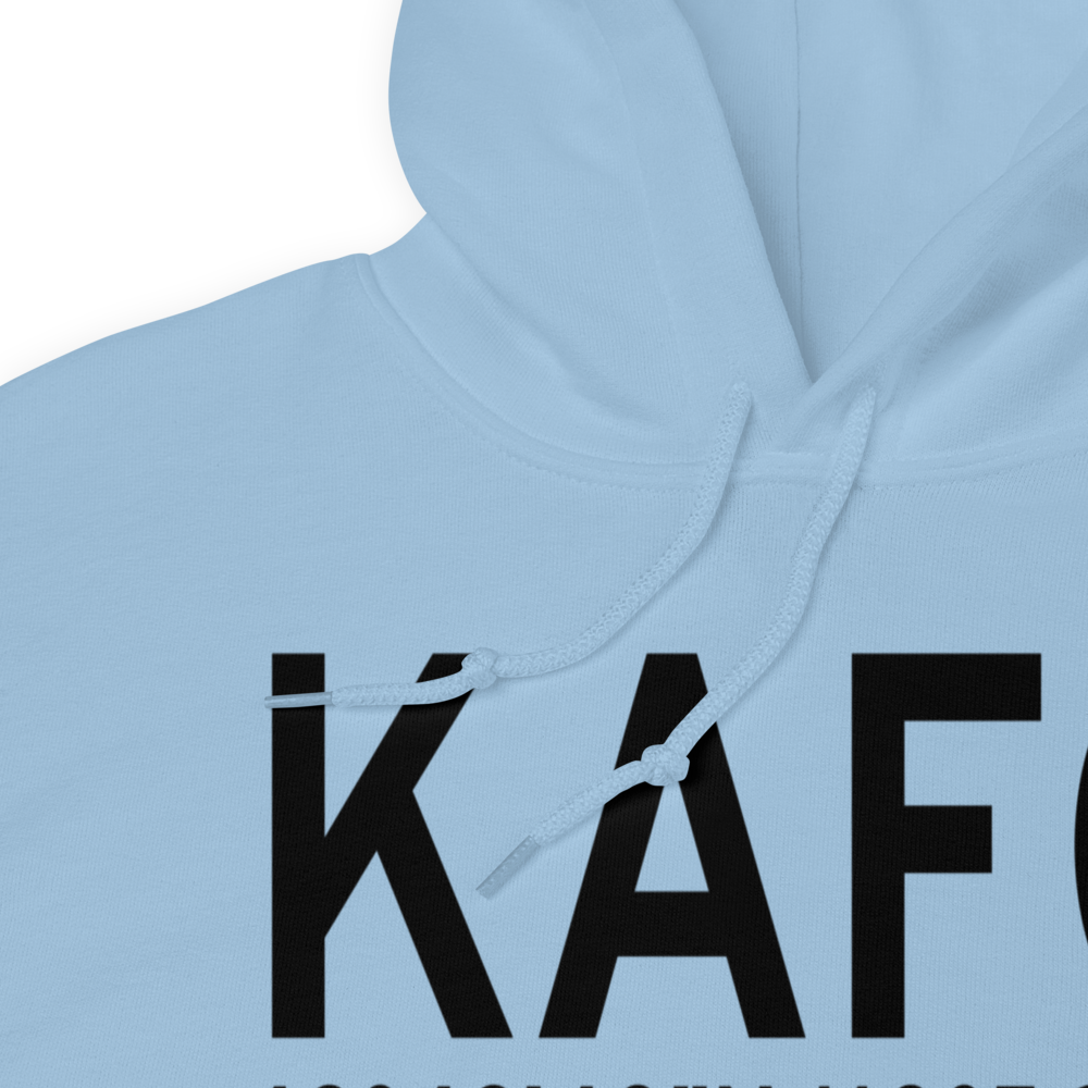 Afton Municipal Airport (KAFO) ICAO Hoodie Sweatshirt 