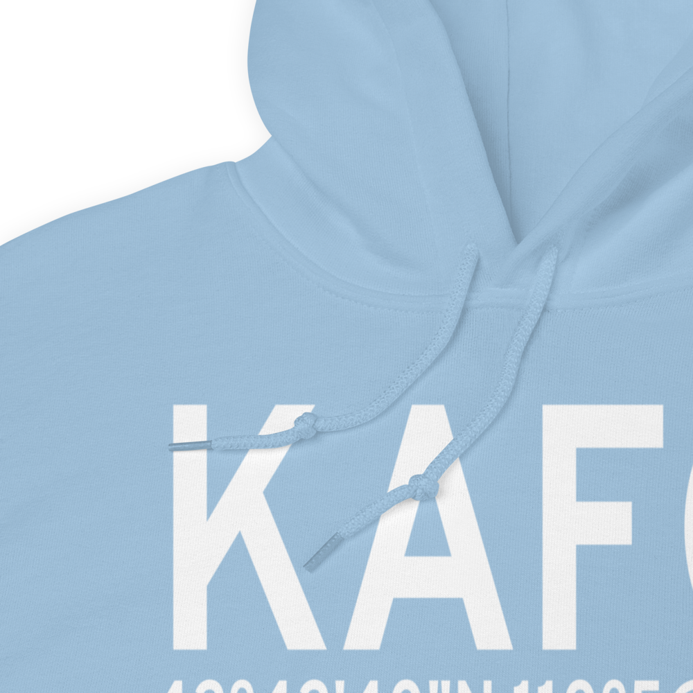 Afton Municipal Airport (KAFO) ICAO Hoodie Sweatshirt 