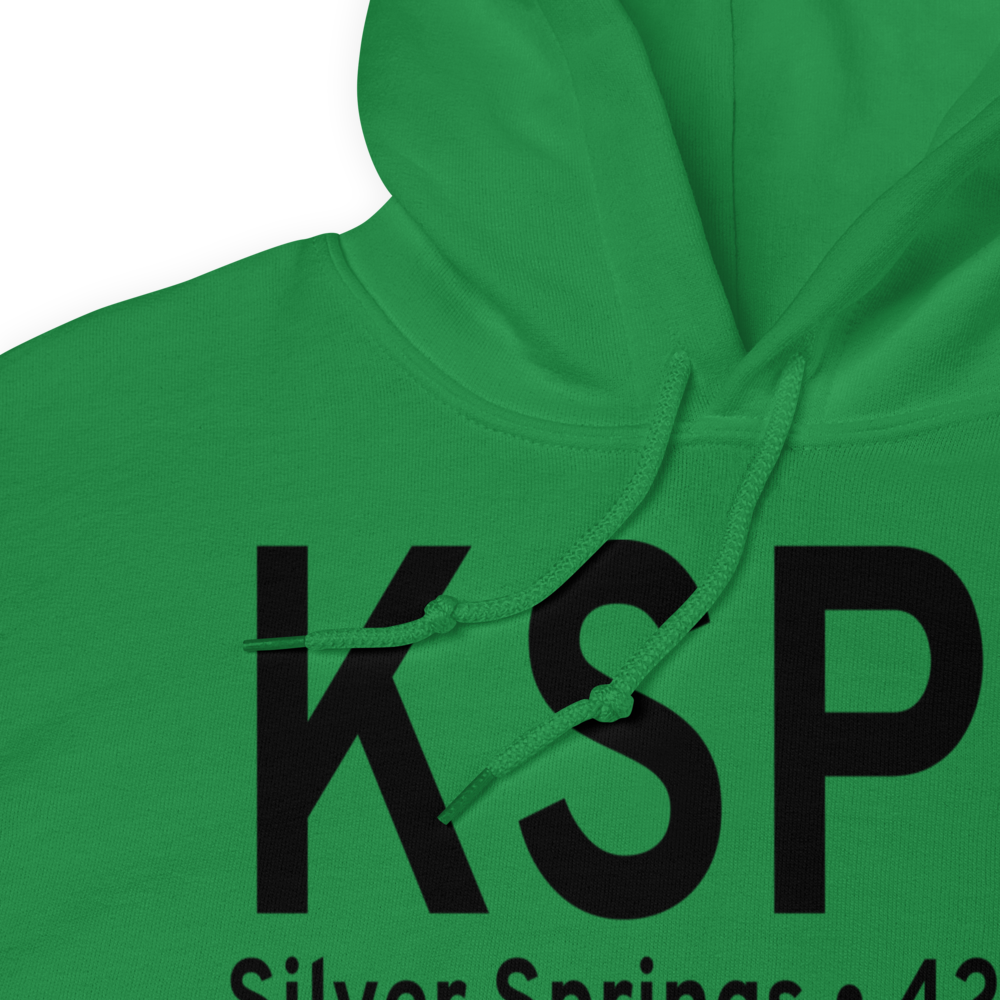 Silver Springs Airport (KSPZ) ICAO Hoodie Sweatshirt 