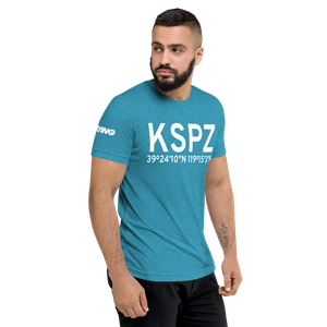 Silver Springs Airport (KSPZ) ICAO Tri-blend T-Shirt