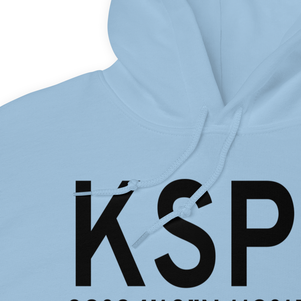Silver Springs Airport (KSPZ) ICAO Hoodie Sweatshirt 