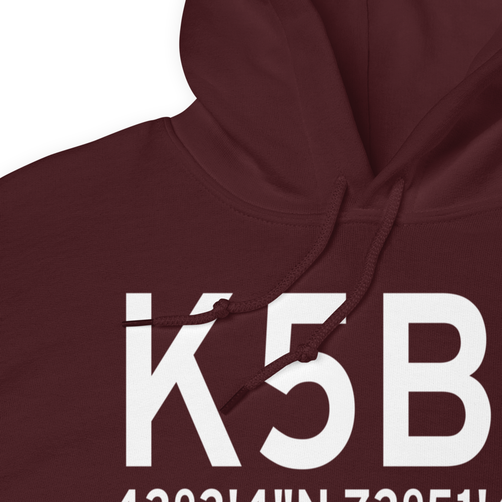 Saratoga County Airport (K5B2) ICAO Hoodie Sweatshirt 