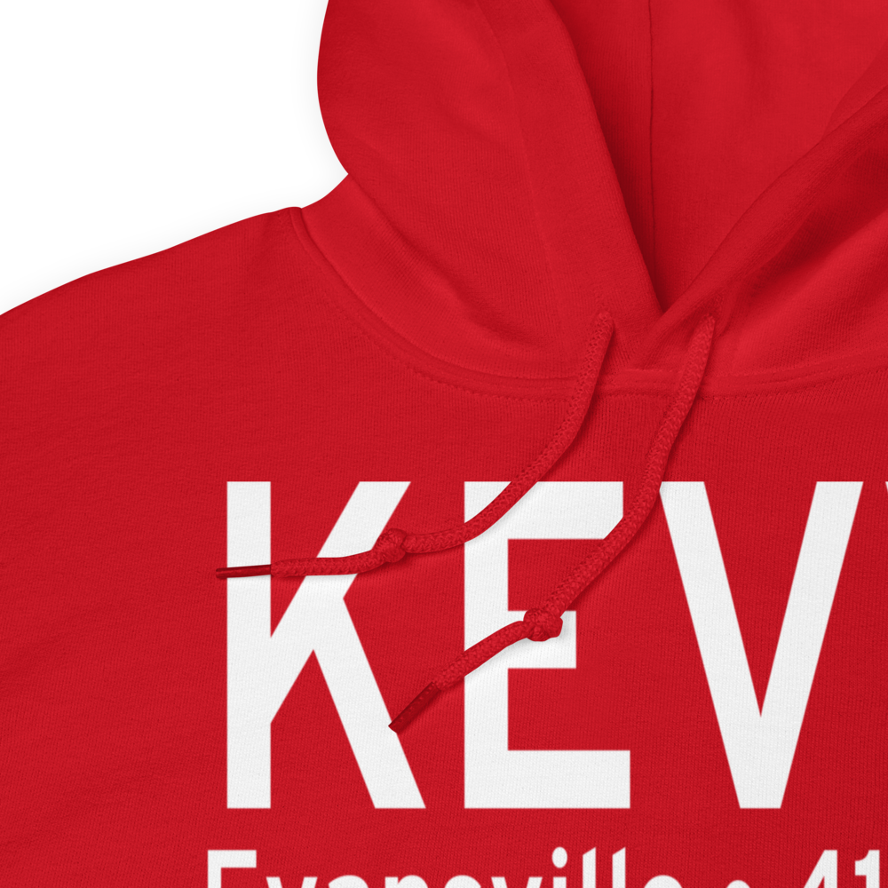 Evansville Regional Airport (KEVV) ICAO Hoodie Sweatshirt 