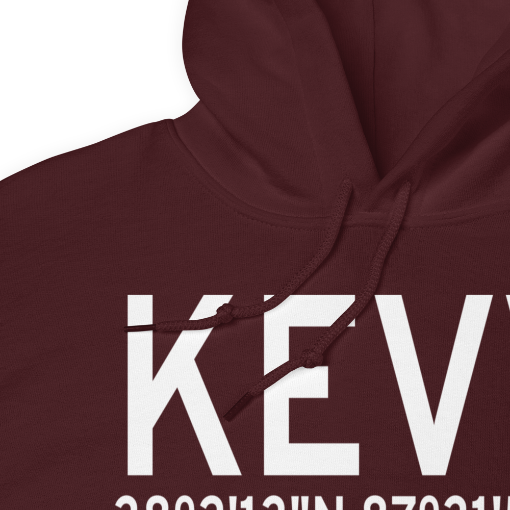 Evansville Regional Airport (KEVV) ICAO Hoodie Sweatshirt 