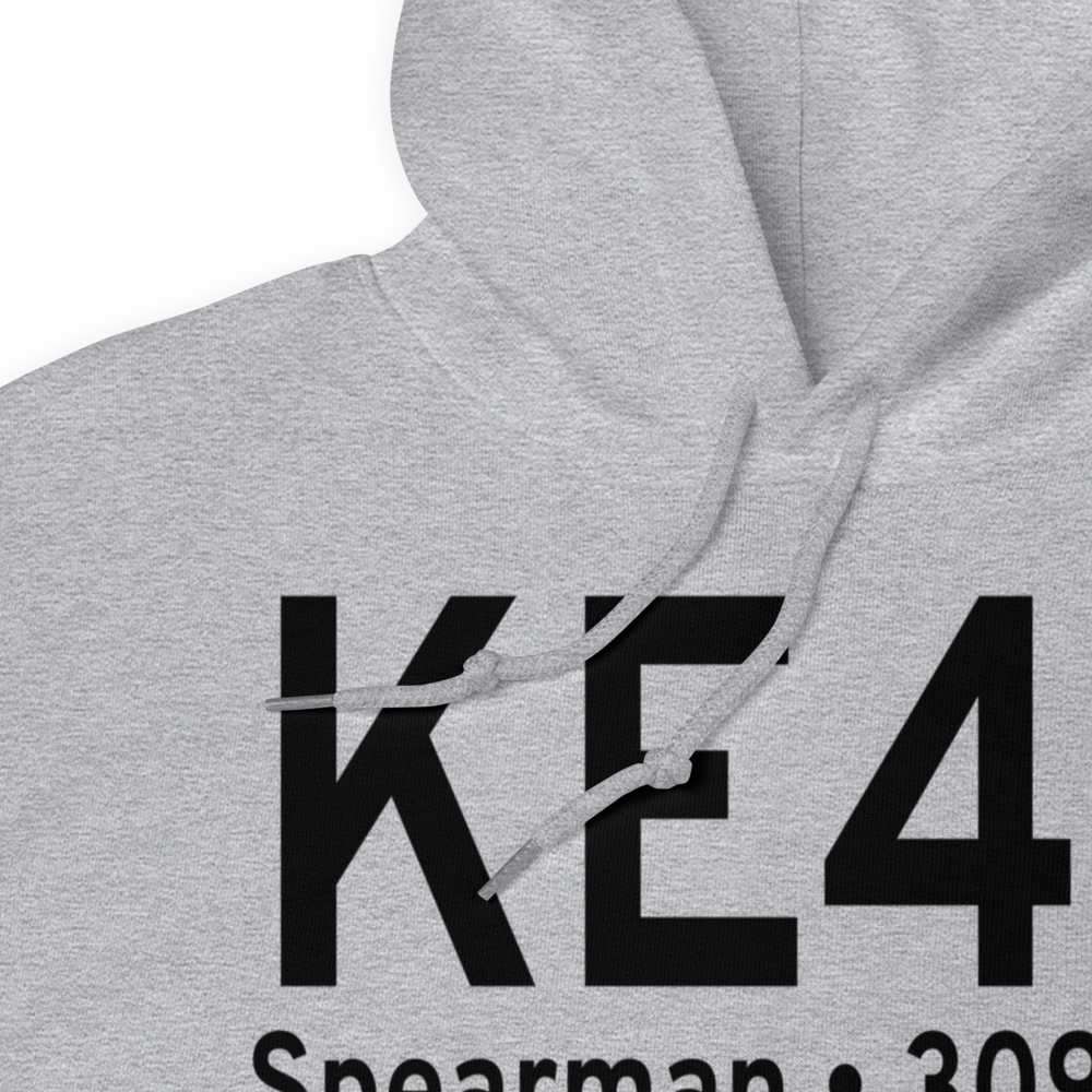 Spearman Municipal Airport (KE42) ICAO Hoodie Sweatshirt 