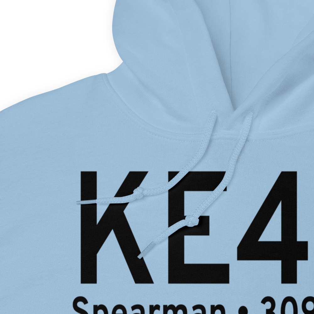 Spearman Municipal Airport (KE42) ICAO Hoodie Sweatshirt 