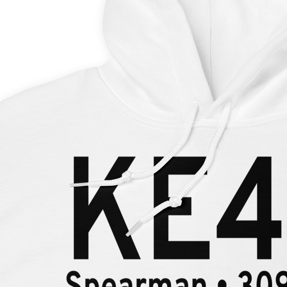Spearman Municipal Airport (KE42) ICAO Hoodie Sweatshirt 