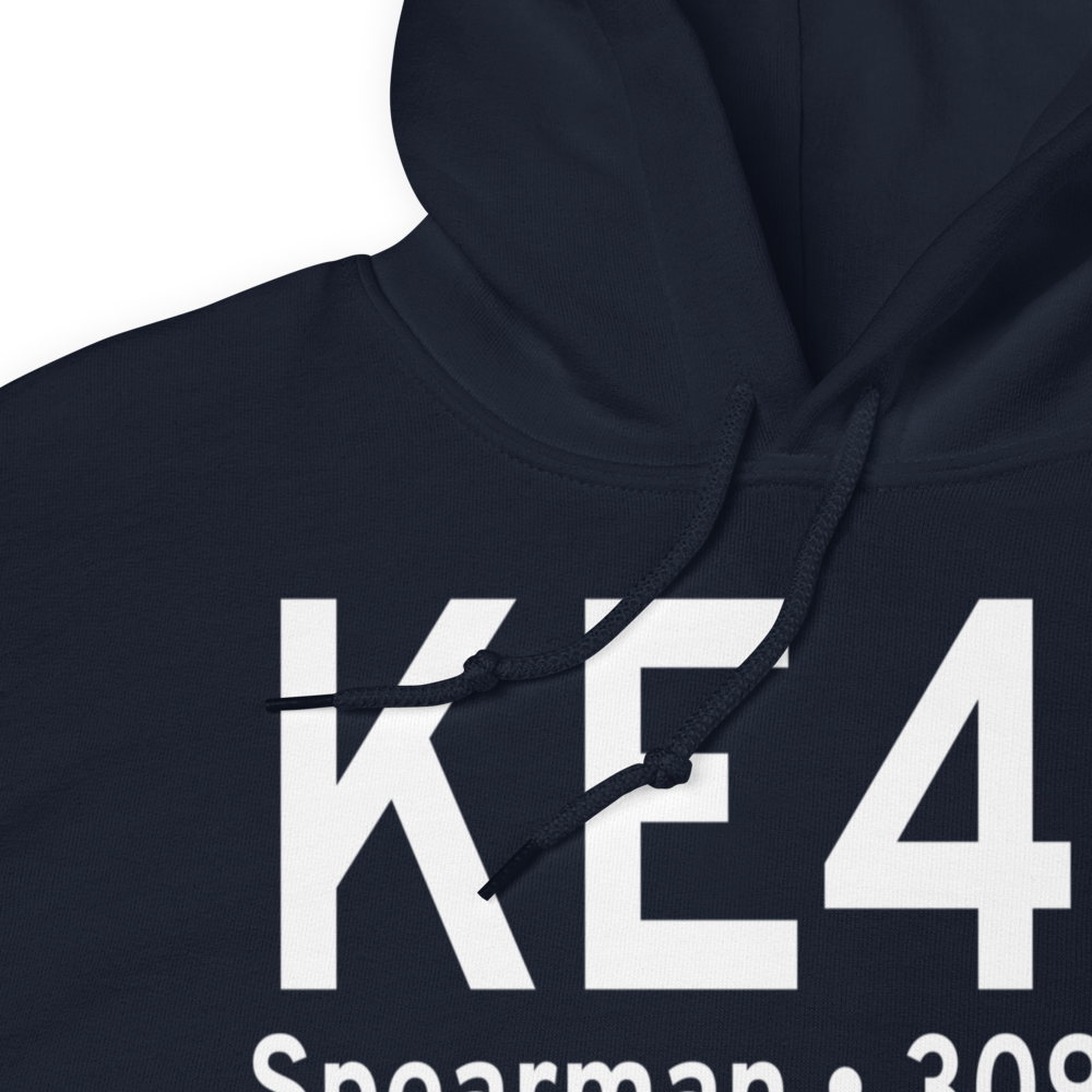 Spearman Municipal Airport (KE42) ICAO Hoodie Sweatshirt 