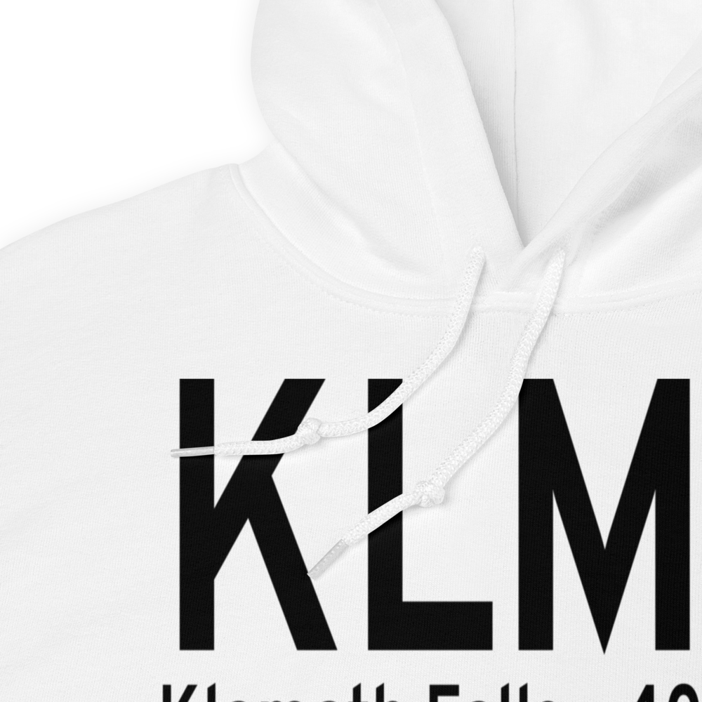 Crater Lake-Klamath Regional Airport (KLMT) ICAO Hoodie Sweatshirt 