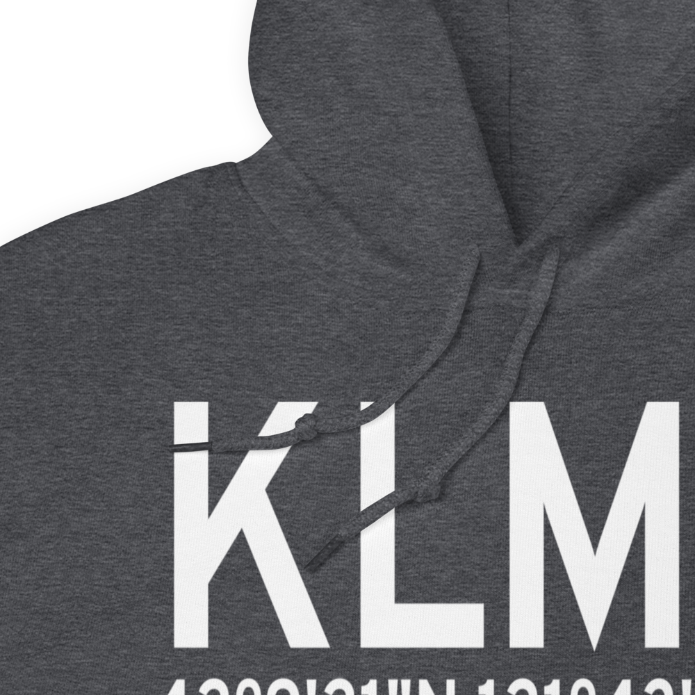 Crater Lake-Klamath Regional Airport (KLMT) ICAO Hoodie Sweatshirt 
