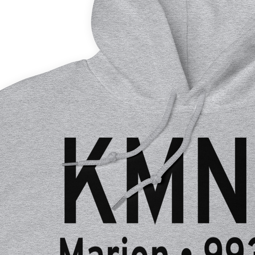 Marion Municipal Airport (KMNN) ICAO Hoodie Sweatshirt 