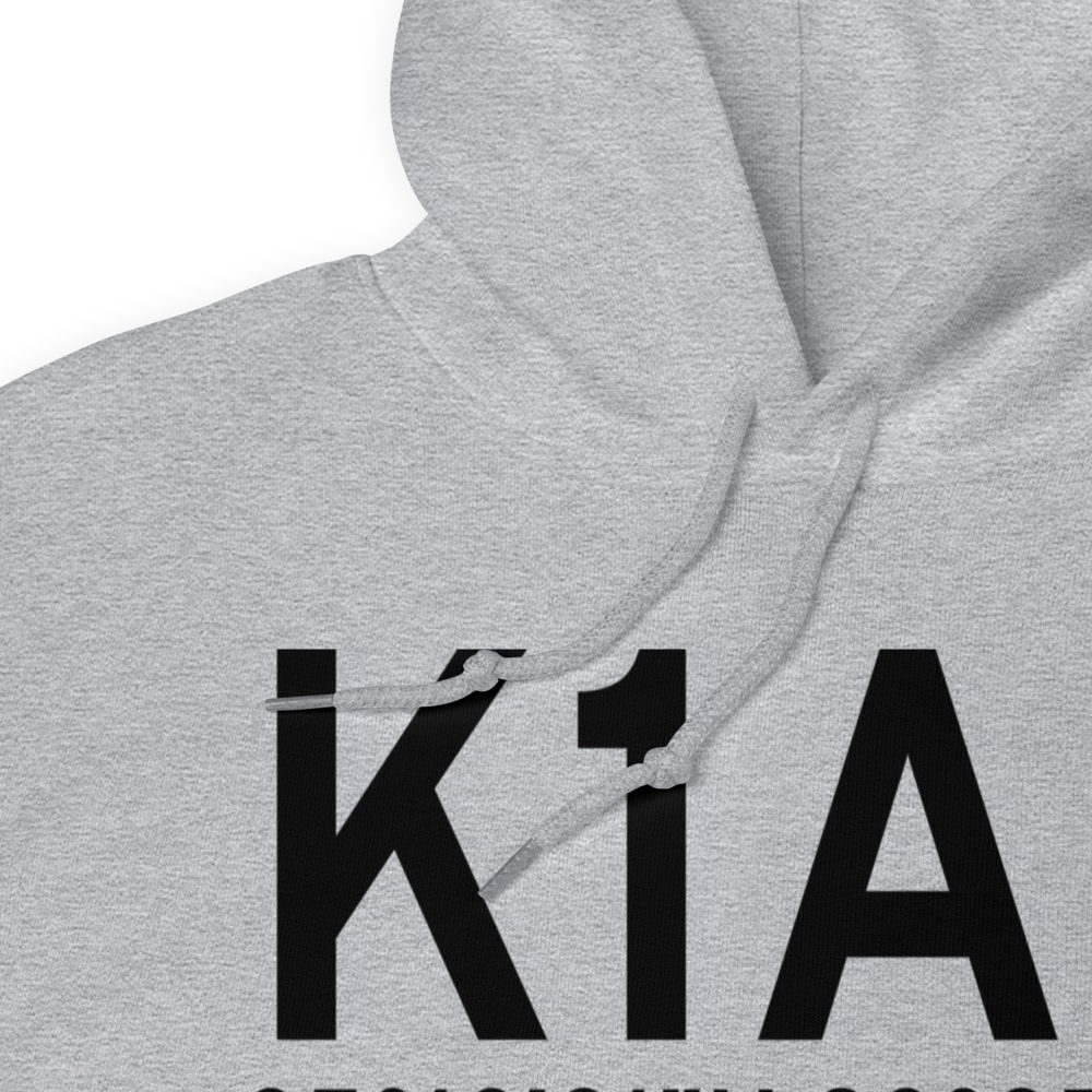 Macon County Airport (K1A5) ICAO Hoodie Sweatshirt 
