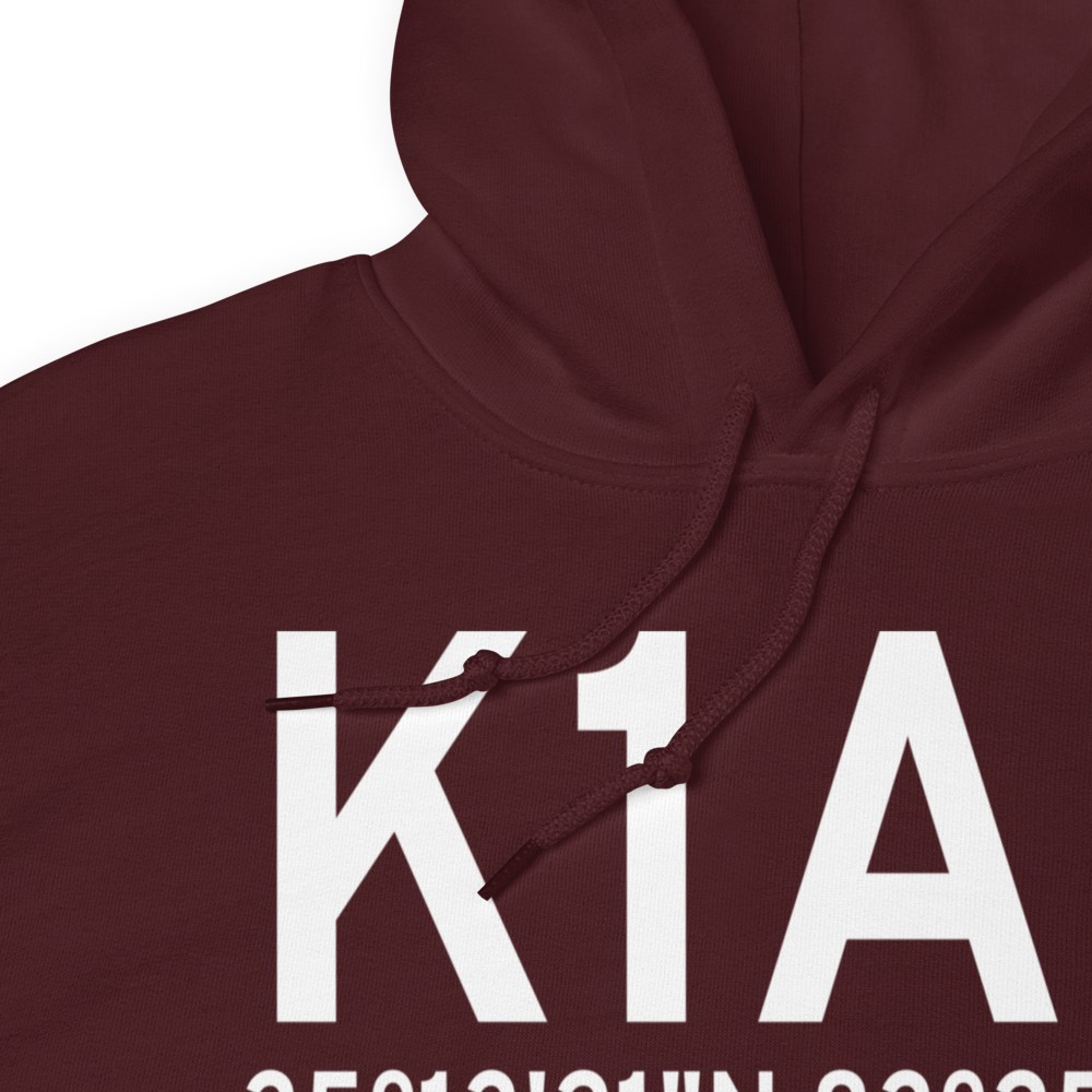 Macon County Airport (K1A5) ICAO Hoodie Sweatshirt 