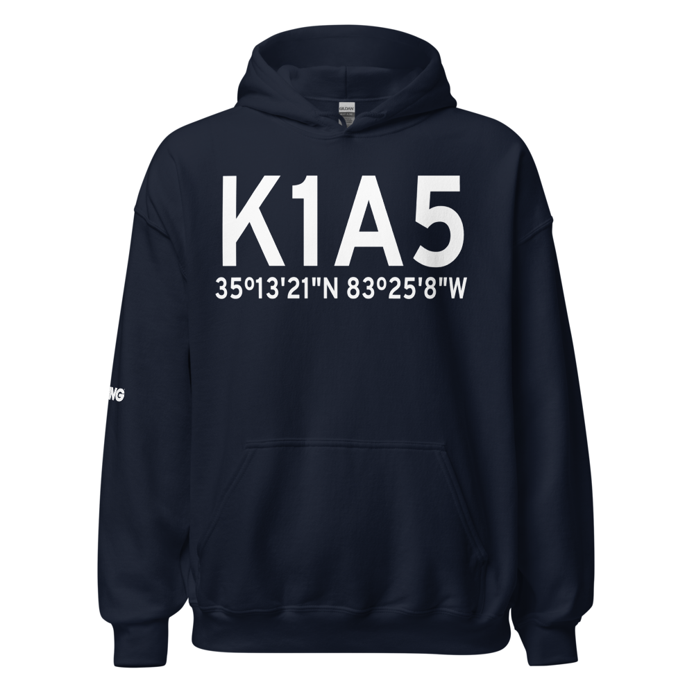 Macon County Airport (K1A5) ICAO Hoodie Sweatshirt 