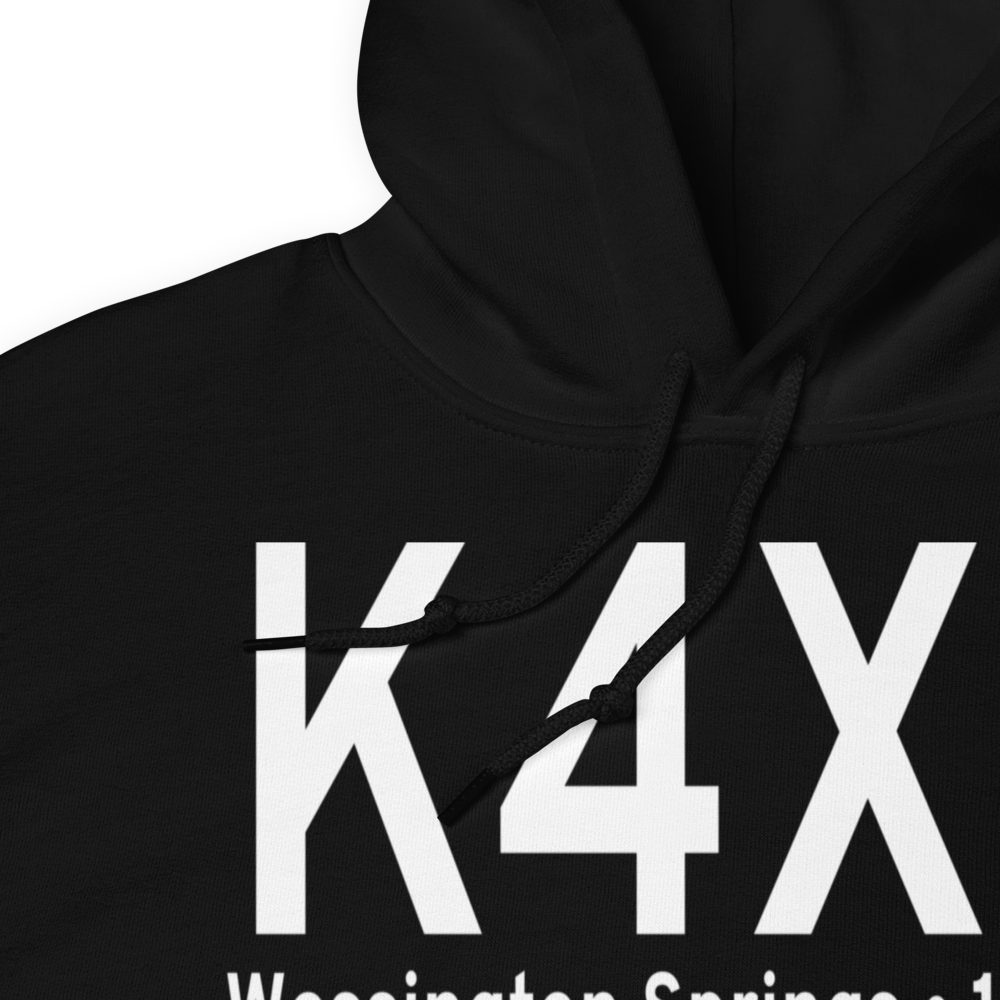 Wessington Springs Airport (K4X4) ICAO Hoodie Sweatshirt 