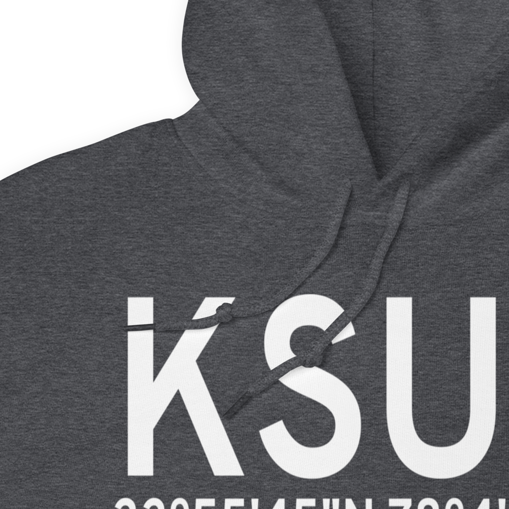 Brunswick County Airport (KSUT) ICAO Hoodie Sweatshirt 