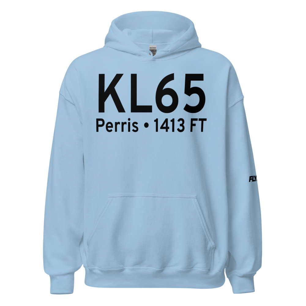 Perris Valley Airport (KL65) ICAO Hoodie Sweatshirt 