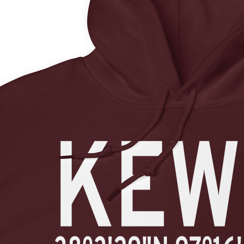 Newton City-County Airport (KEWK) ICAO Hoodie Sweatshirt 