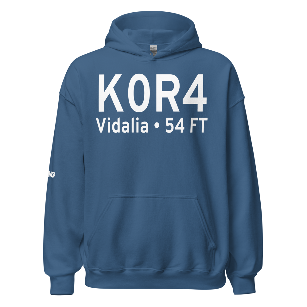 Concordia Parish Airport (K0R4) ICAO Hoodie Sweatshirt 