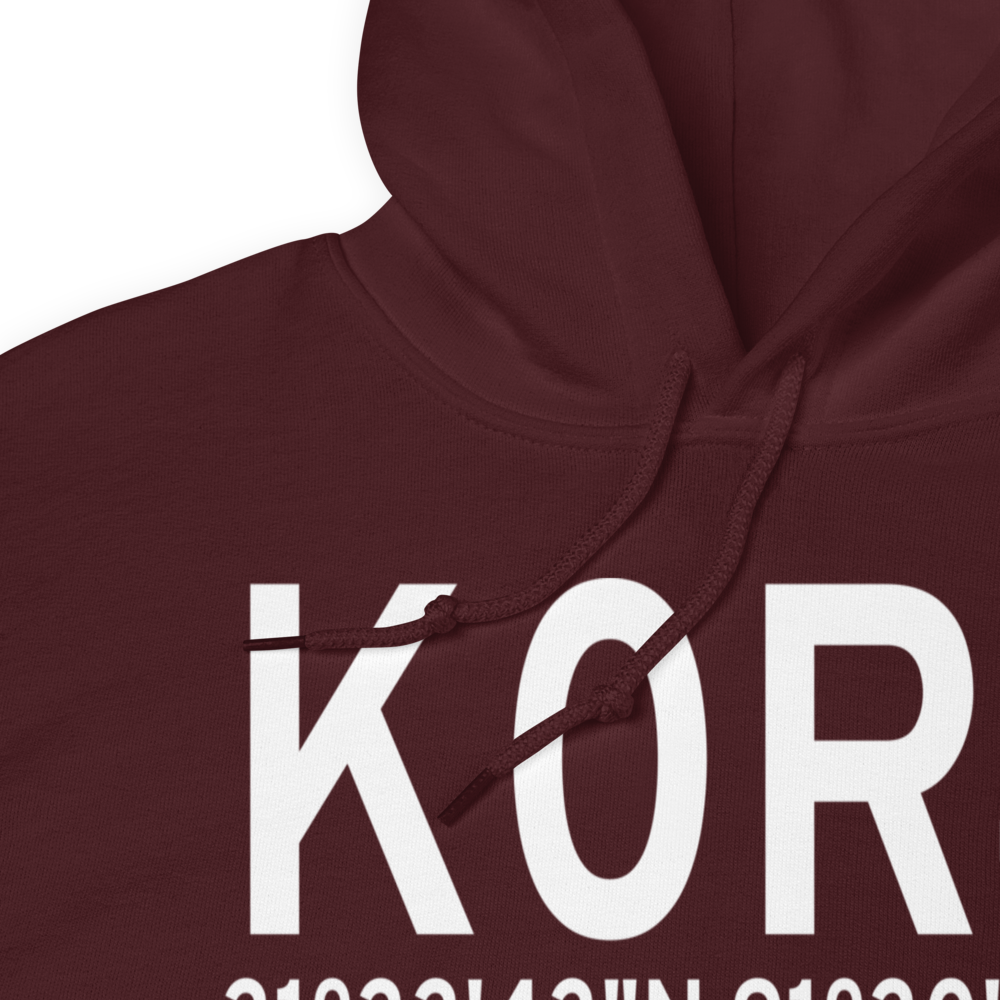 Concordia Parish Airport (K0R4) ICAO Hoodie Sweatshirt 