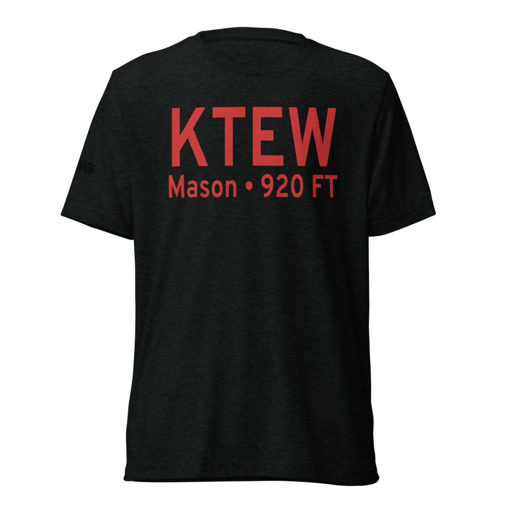 Mason Jewett Field (KTEW) ICAO Tri-blend T-Shirt 