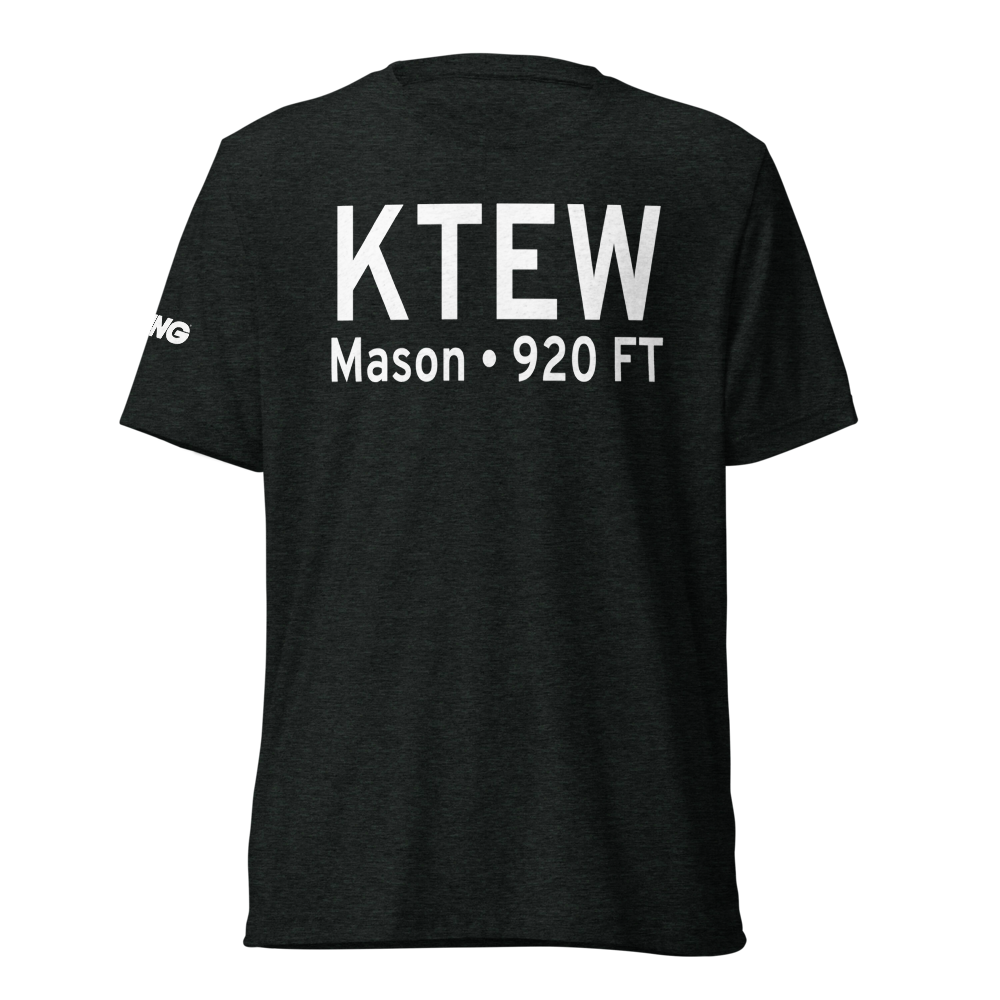 Mason Jewett Field (KTEW) ICAO Tri-blend T-Shirt 