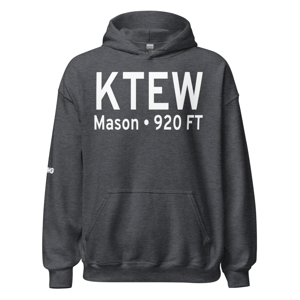 Mason Jewett Field (KTEW) ICAO Hoodie Sweatshirt 
