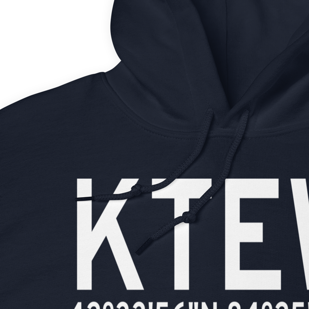 Mason Jewett Field (KTEW) ICAO Hoodie Sweatshirt 