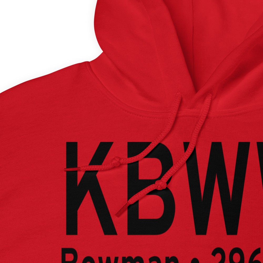 Bowman Regional Airport (KBWW) ICAO Hoodie Sweatshirt 