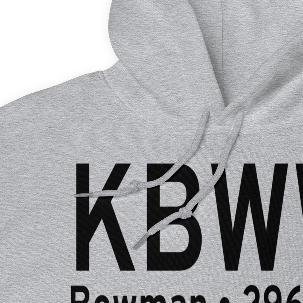 Bowman Regional Airport (KBWW) ICAO Hoodie Sweatshirt 