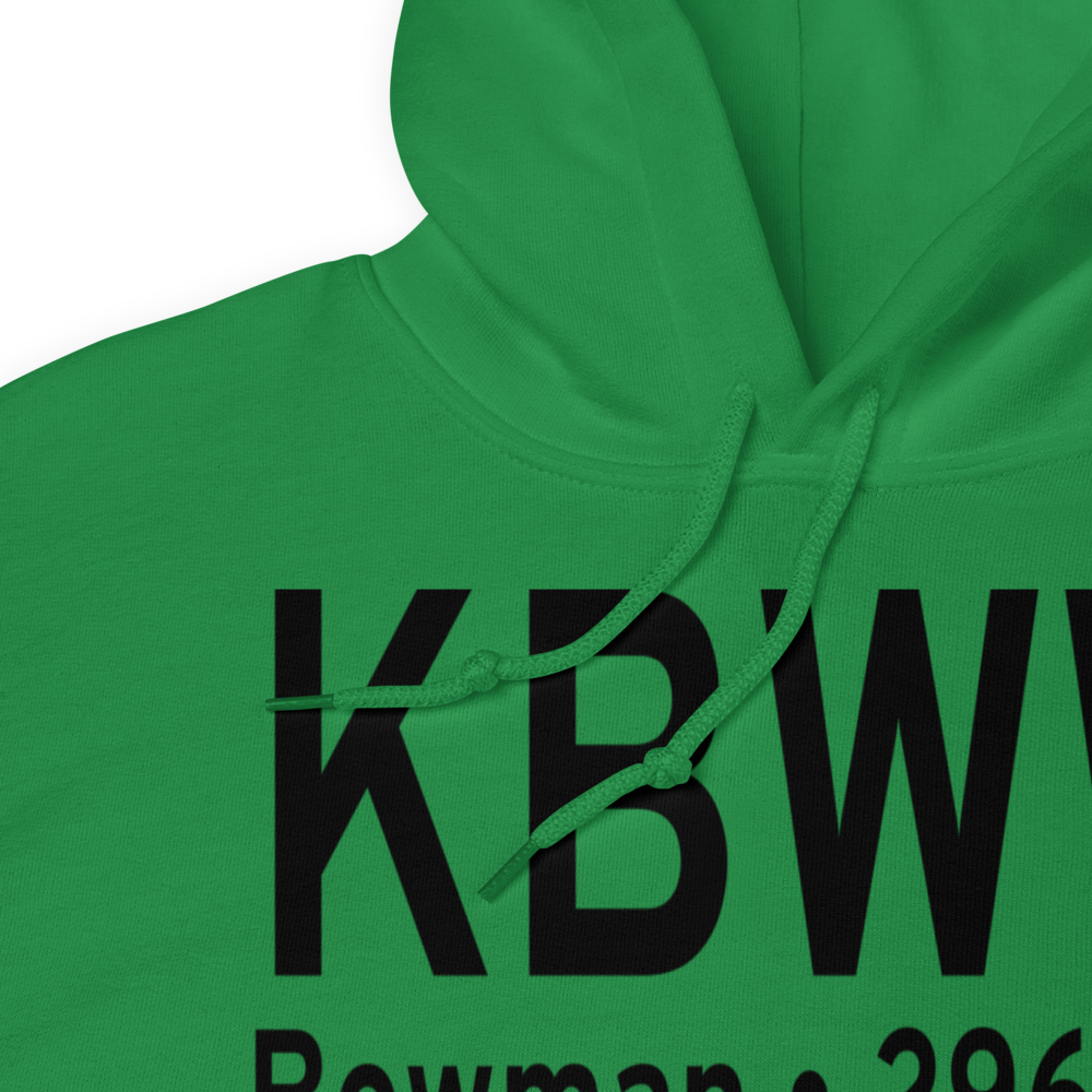 Bowman Regional Airport (KBWW) ICAO Hoodie Sweatshirt 