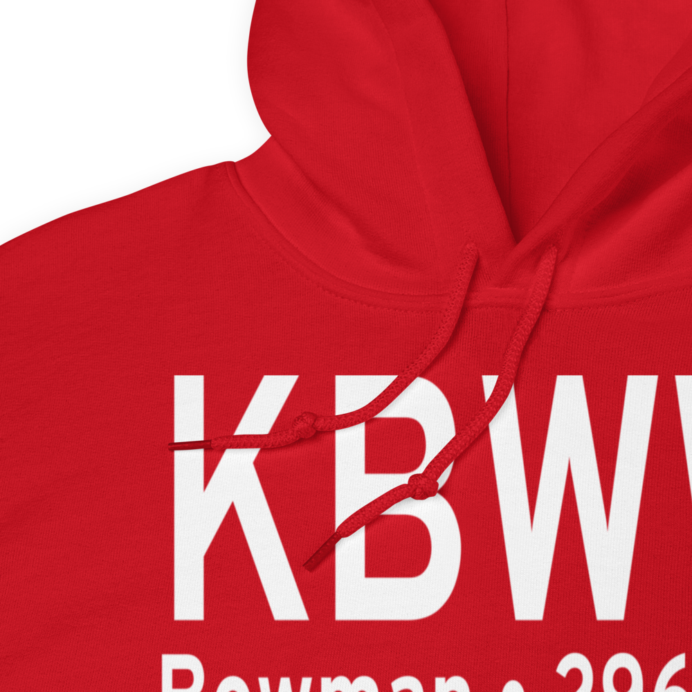 Bowman Regional Airport (KBWW) ICAO Hoodie Sweatshirt 