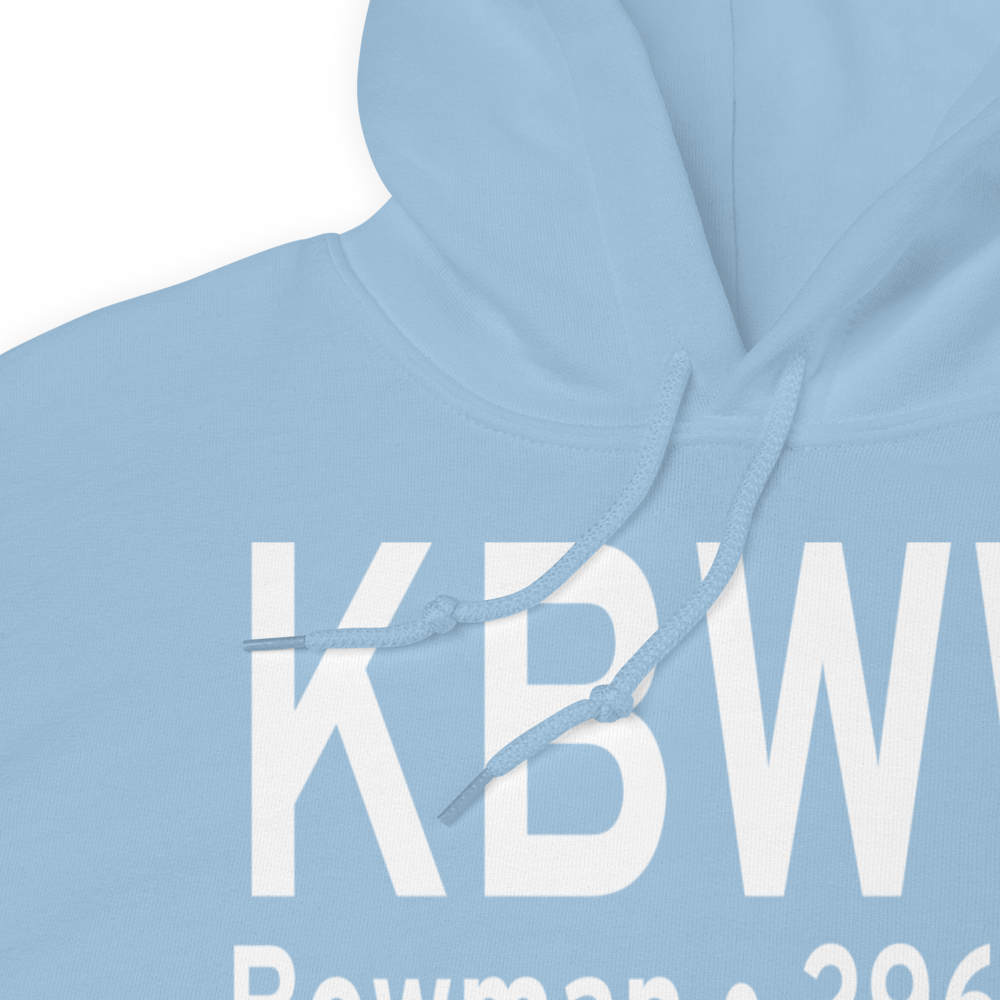 Bowman Regional Airport (KBWW) ICAO Hoodie Sweatshirt 