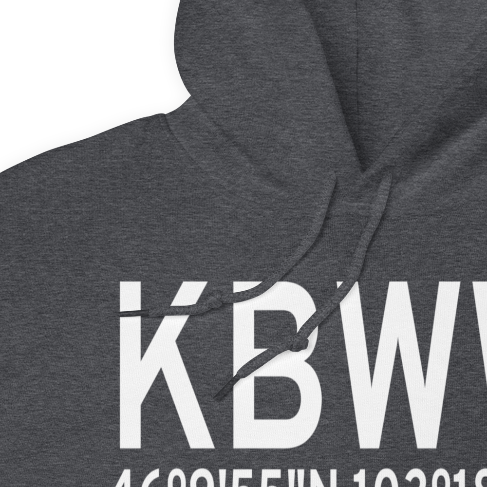 Bowman Regional Airport (KBWW) ICAO Hoodie Sweatshirt 