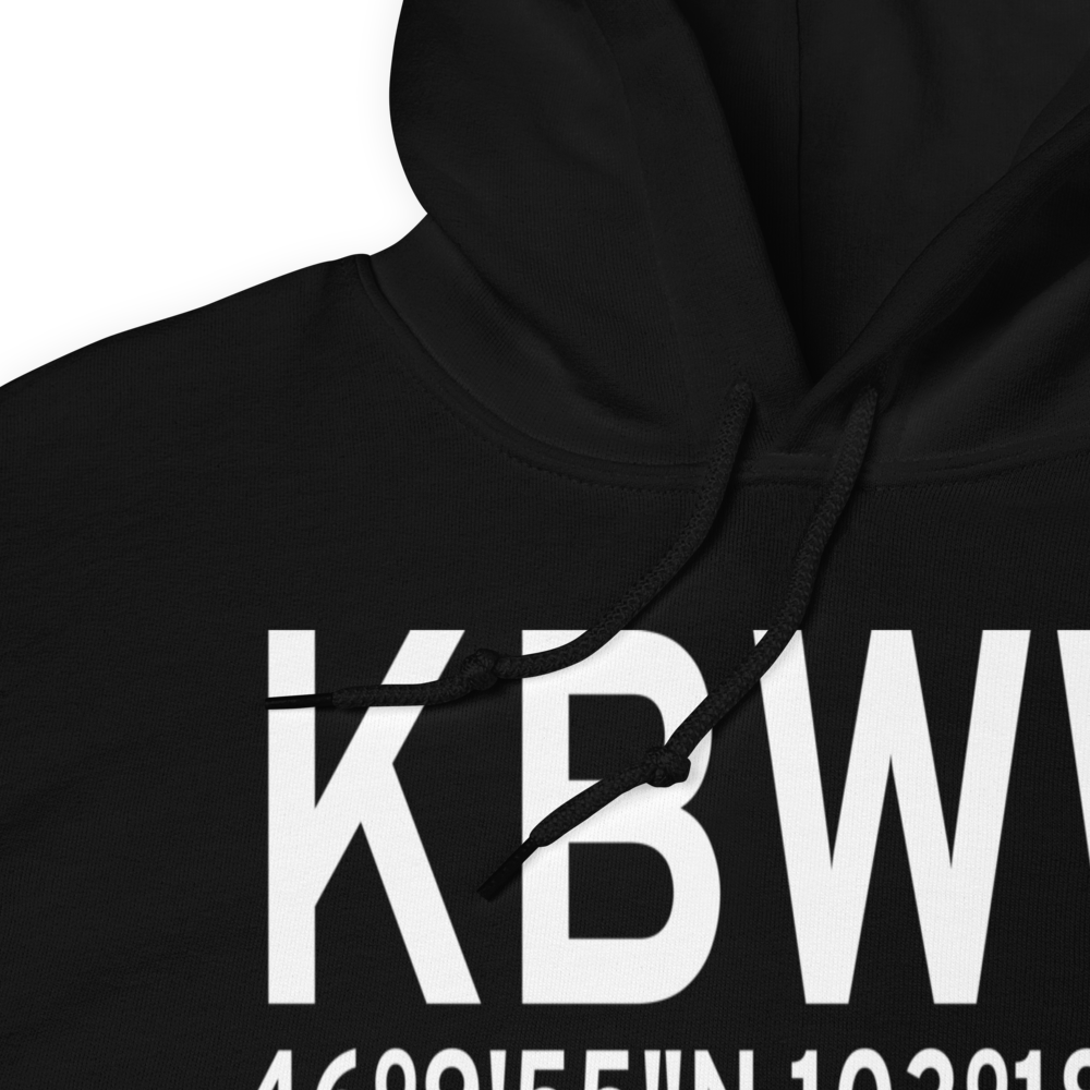 Bowman Regional Airport (KBWW) ICAO Hoodie Sweatshirt 