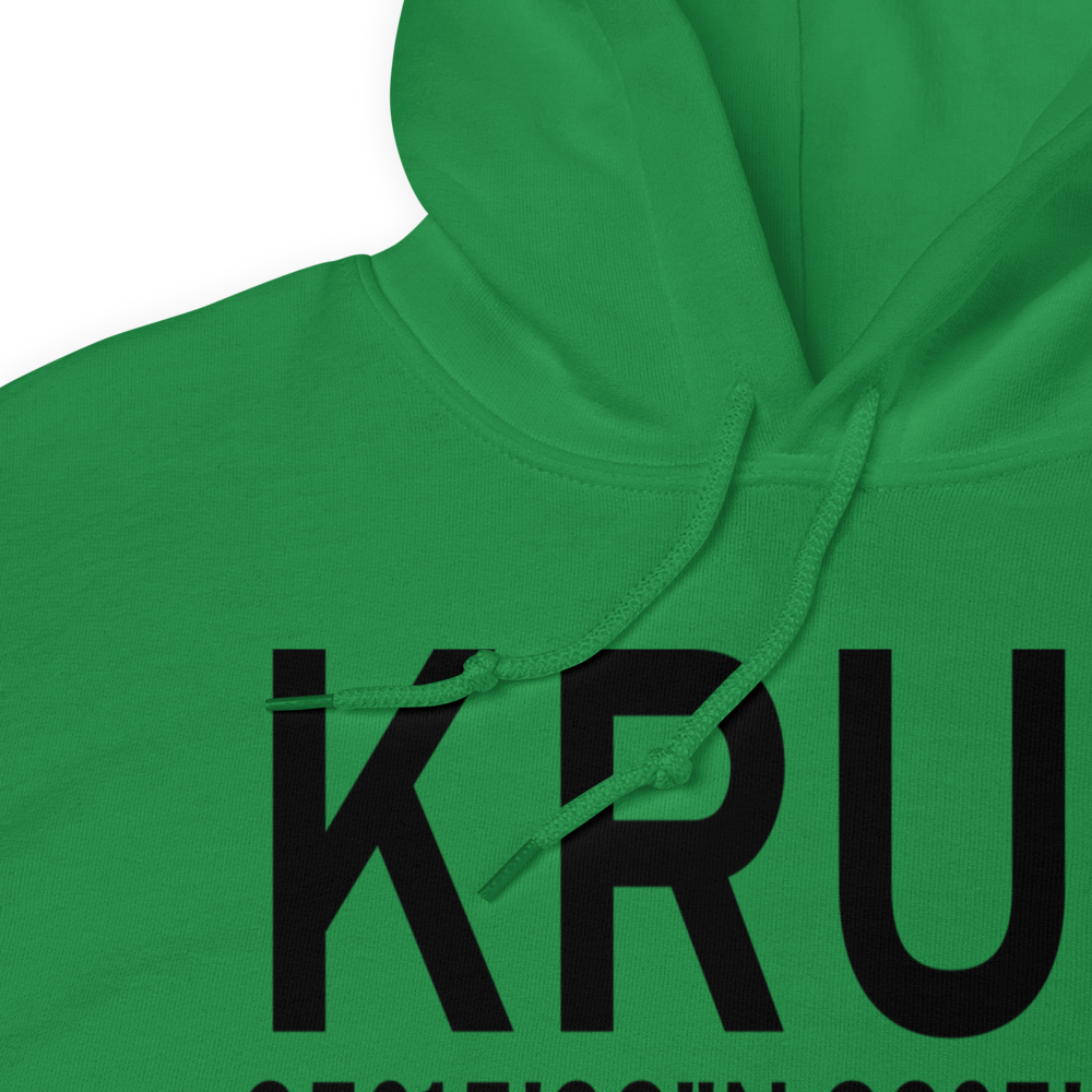 Russellville Regional Airport (KRUE) ICAO Hoodie Sweatshirt 