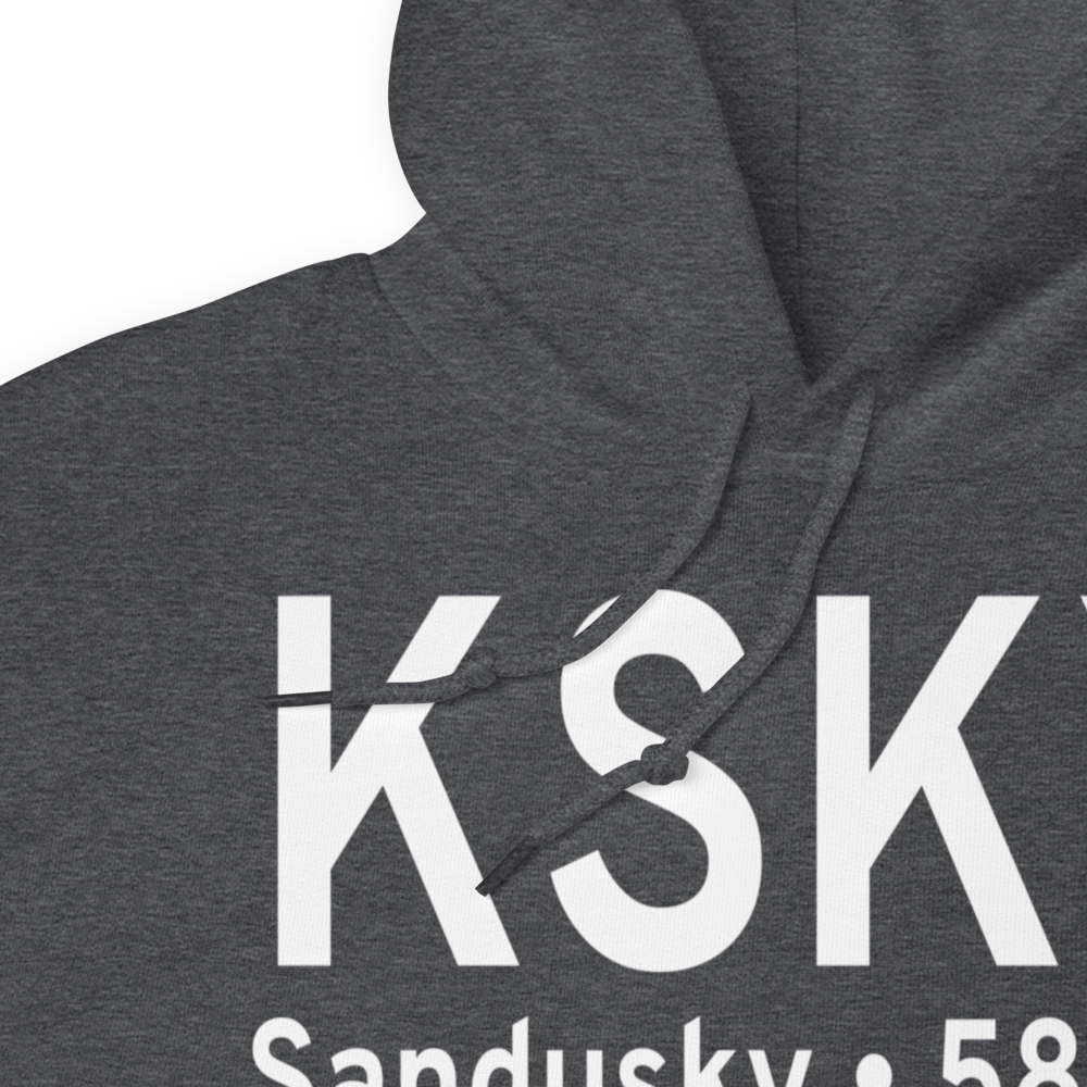 Griffing Sandusky Airport (KSKY) ICAO Hoodie Sweatshirt 