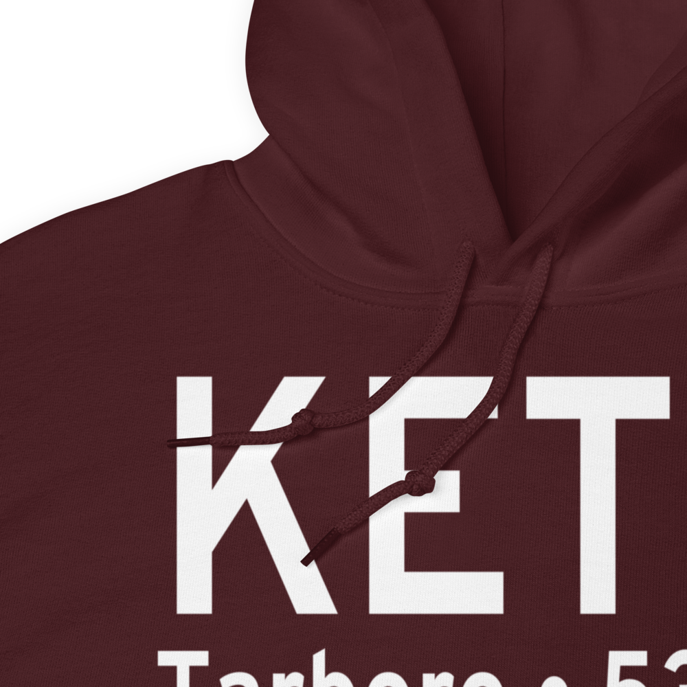 Tarboro Edgecombe Airport (KETC) ICAO Hoodie Sweatshirt 