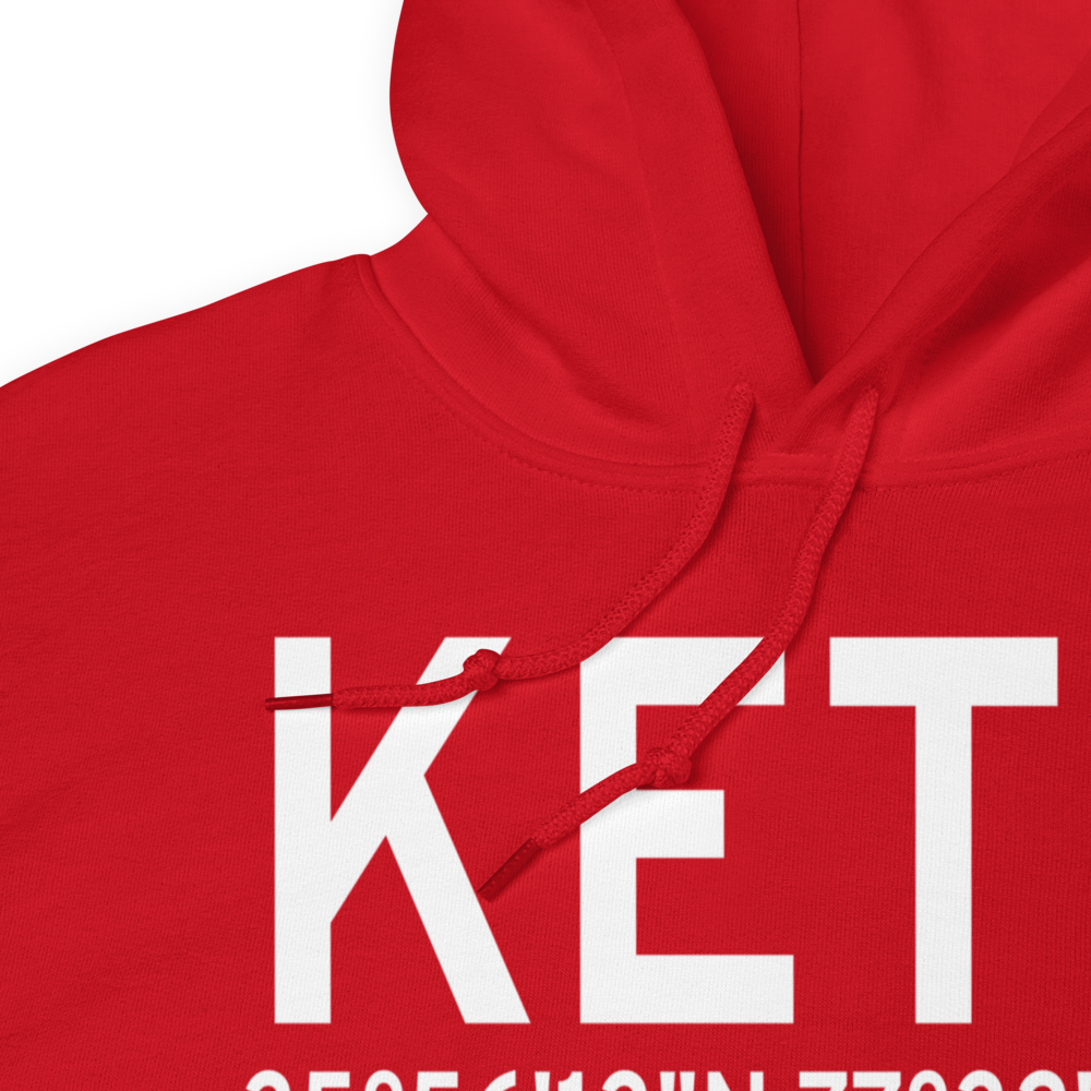 Tarboro Edgecombe Airport (KETC) ICAO Hoodie Sweatshirt 