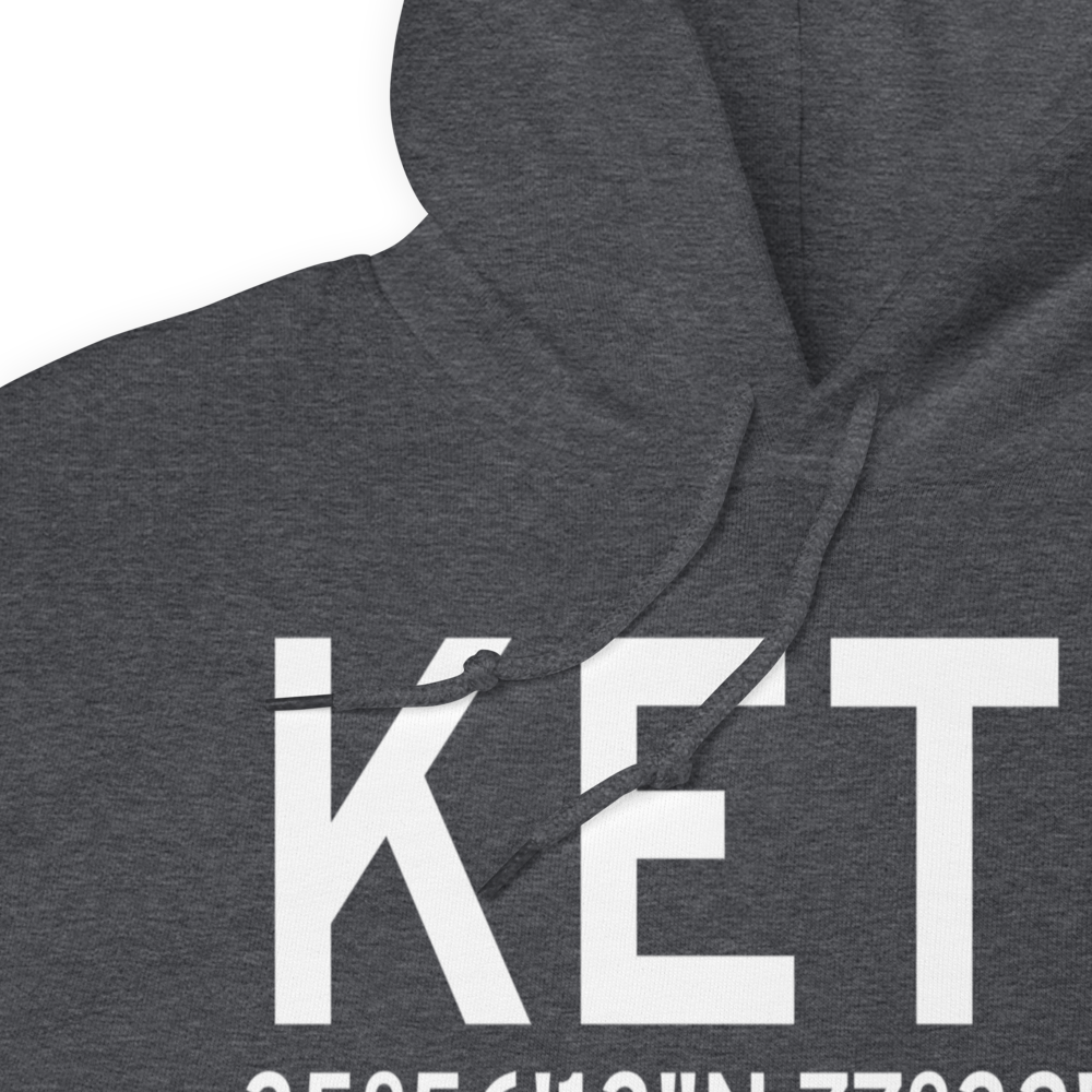 Tarboro Edgecombe Airport (KETC) ICAO Hoodie Sweatshirt 