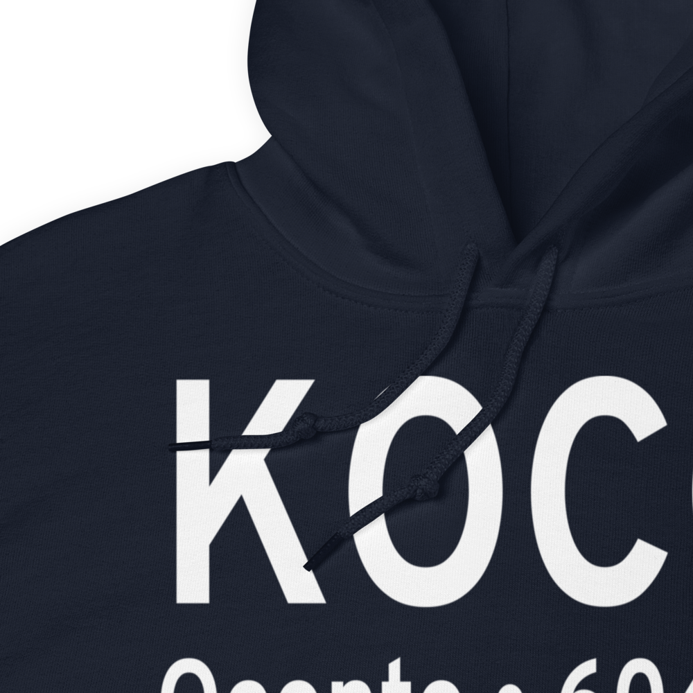 J. Douglas Bake Memorial Airport (KOCQ) ICAO Hoodie Sweatshirt 