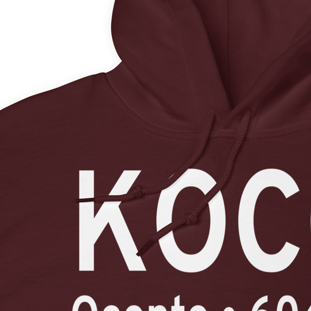 J. Douglas Bake Memorial Airport (KOCQ) ICAO Hoodie Sweatshirt 