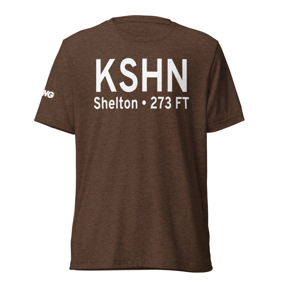 Sanderson Field (KSHN) ICAO Tri-blend T-Shirt 