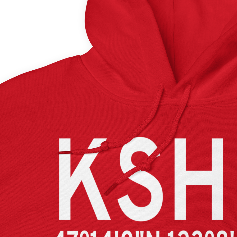 Sanderson Field (KSHN) ICAO Hoodie Sweatshirt 