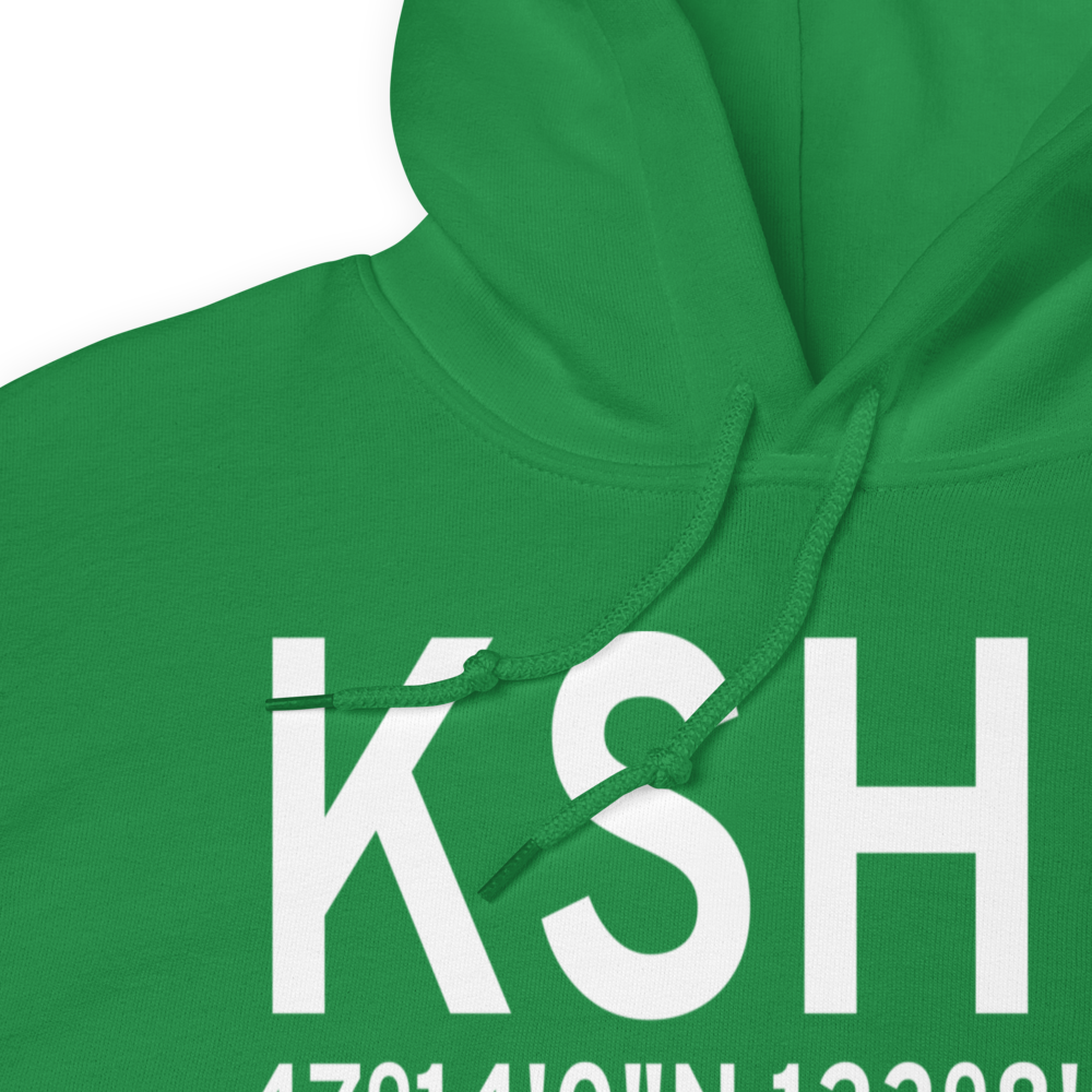 Sanderson Field (KSHN) ICAO Hoodie Sweatshirt 