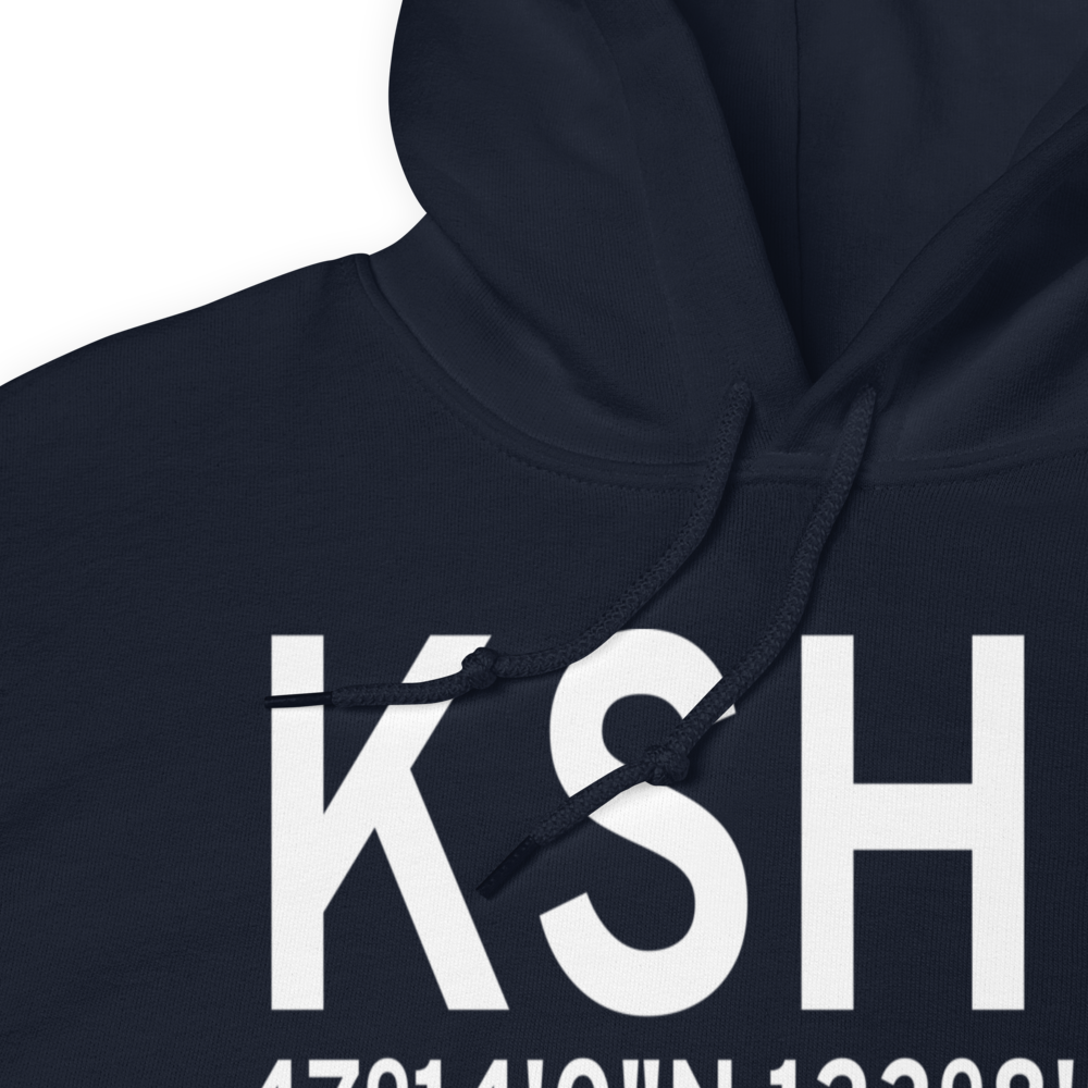 Sanderson Field (KSHN) ICAO Hoodie Sweatshirt 