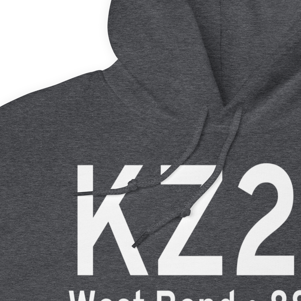 West Bend Municipal Helipad (KZ23) ICAO Hoodie Sweatshirt 