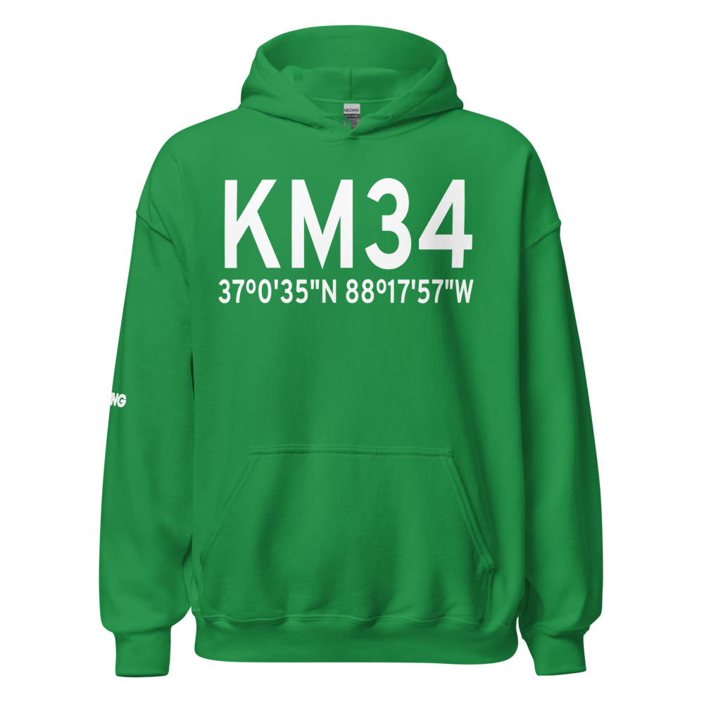 Kentucky Dam State Park Airport (KM34) ICAO Hoodie Sweatshirt 