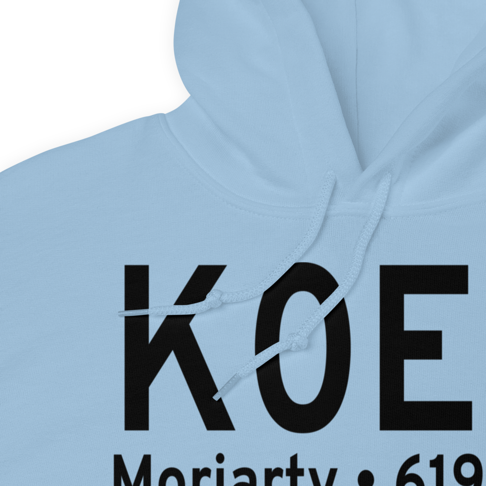 Moriarty Municipal Airport (K0E0) ICAO Hoodie Sweatshirt 