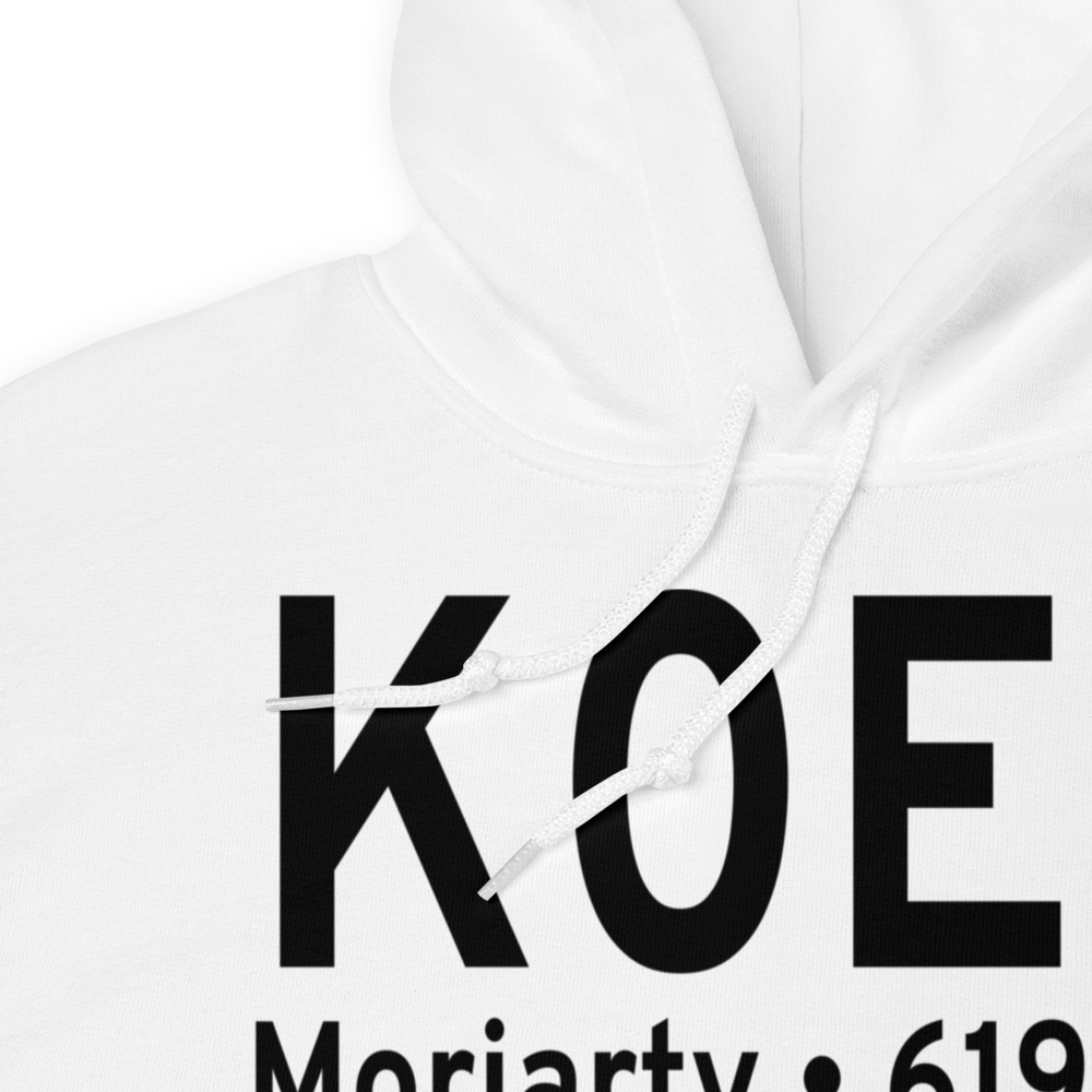 Moriarty Municipal Airport (K0E0) ICAO Hoodie Sweatshirt 